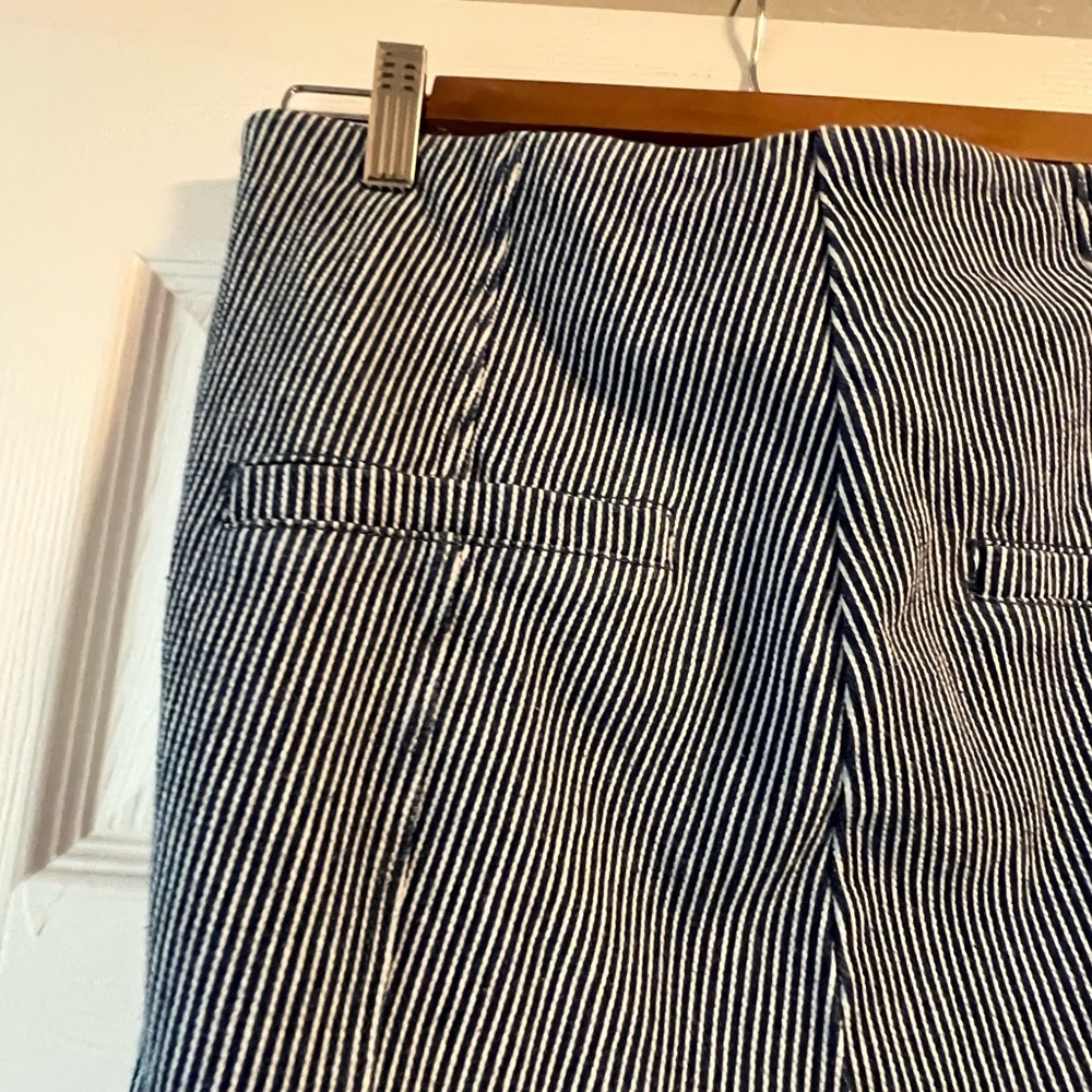 Striped Wide-Leg Pants